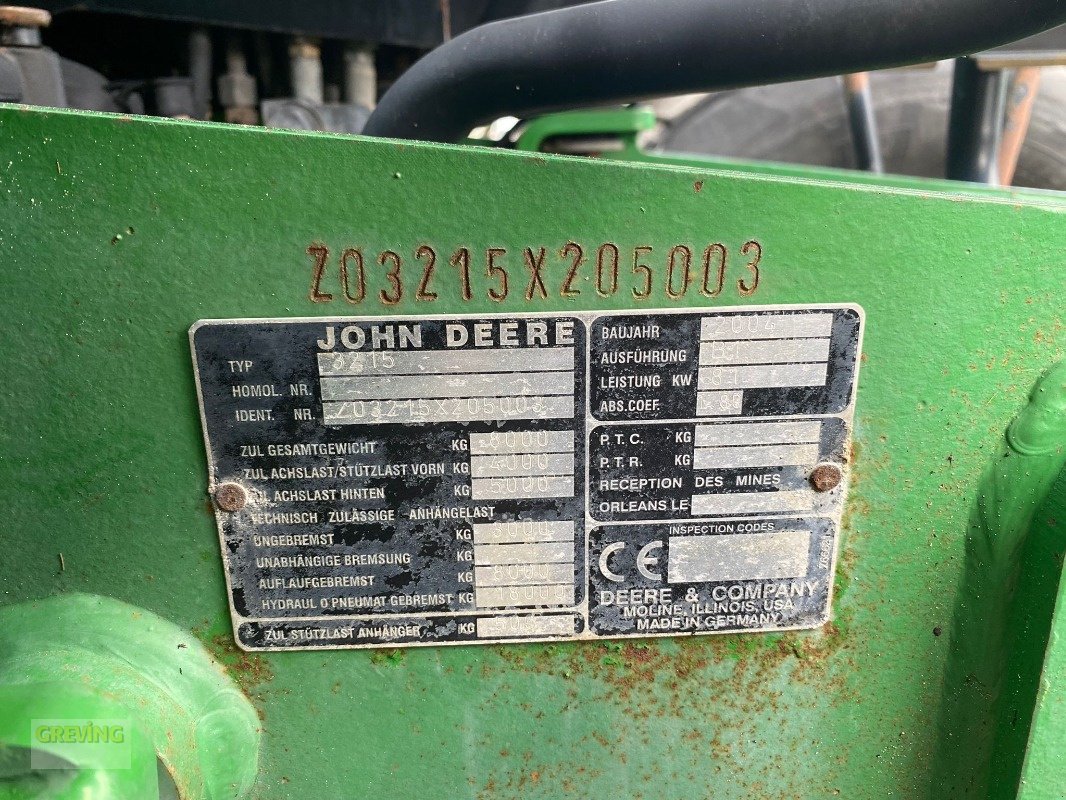 Teleskoplader typu John Deere 3215, Gebrauchtmaschine w Ahaus (Zdjęcie 13)