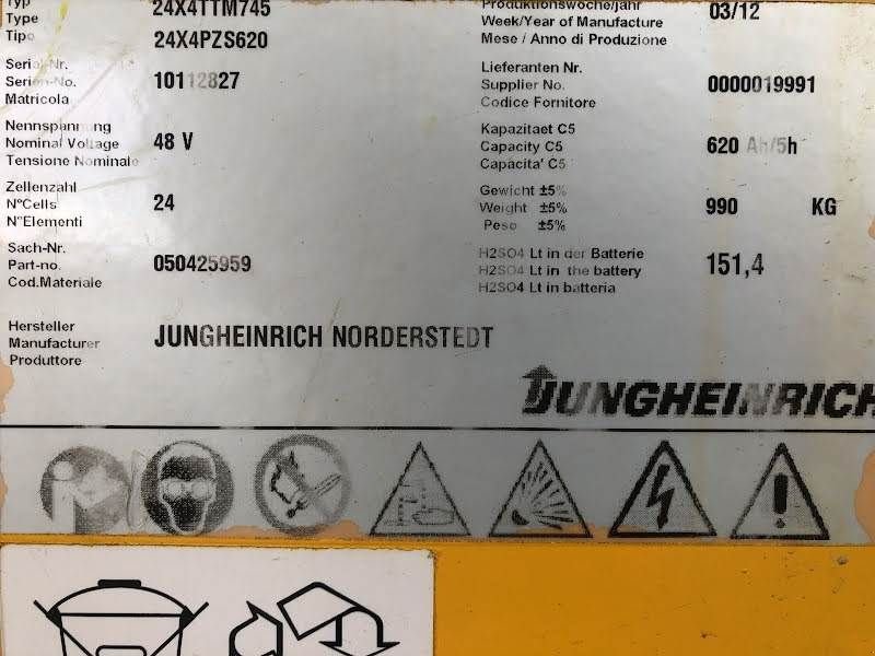 Teleskoplader tipa Jungheinrich ETV 214, Gebrauchtmaschine u Aalst (Slika 9)