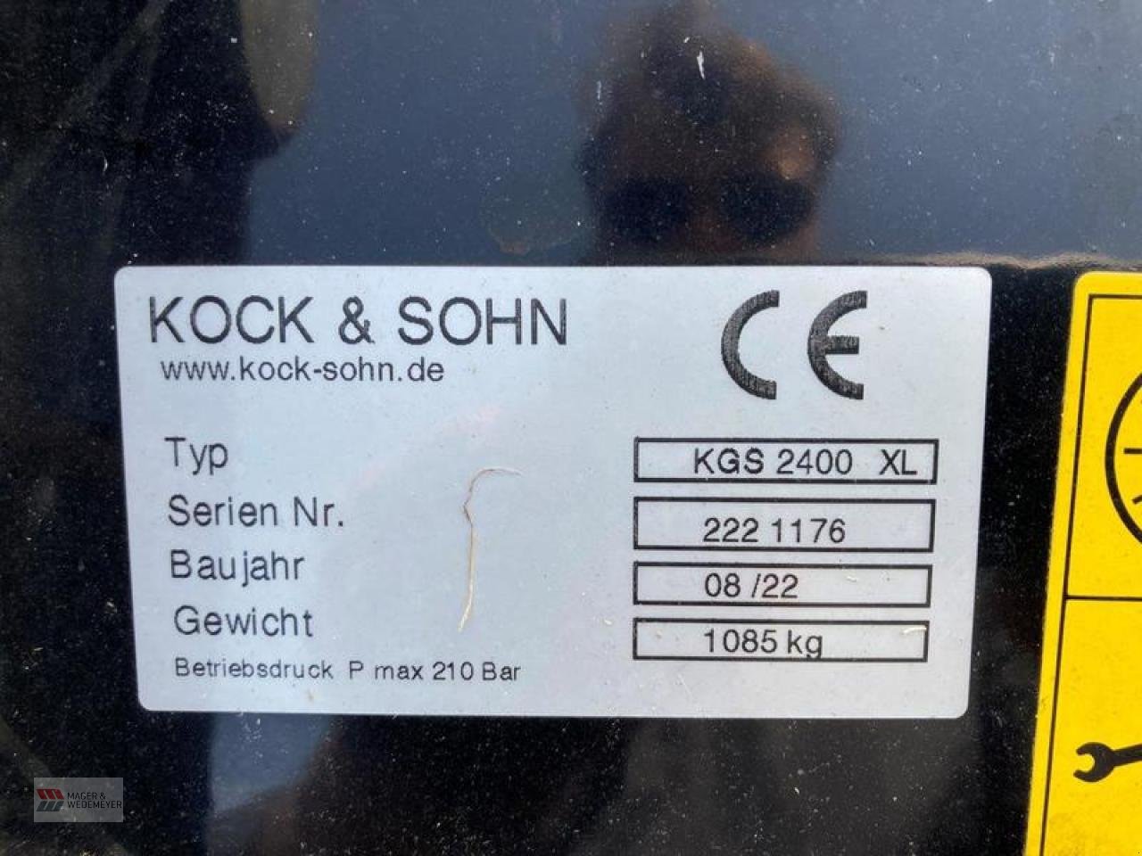 Teleskoplader типа Kock & Sohn SGS 2400 SILAGEGREIFSCHAUFEL, Neumaschine в Twistringen (Фотография 6)