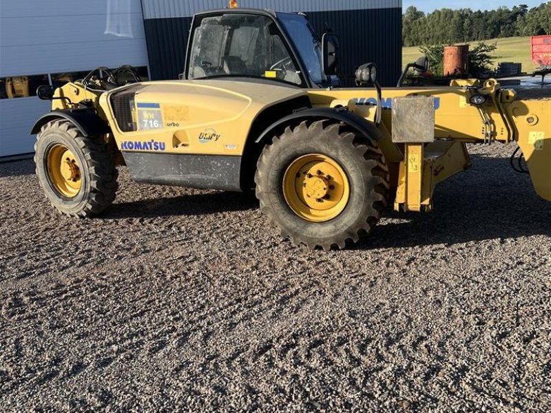 Teleskoplader tip Komatsu WH716 Turbo Mandskabskurv, Gebrauchtmaschine in Roskilde (Poză 1)