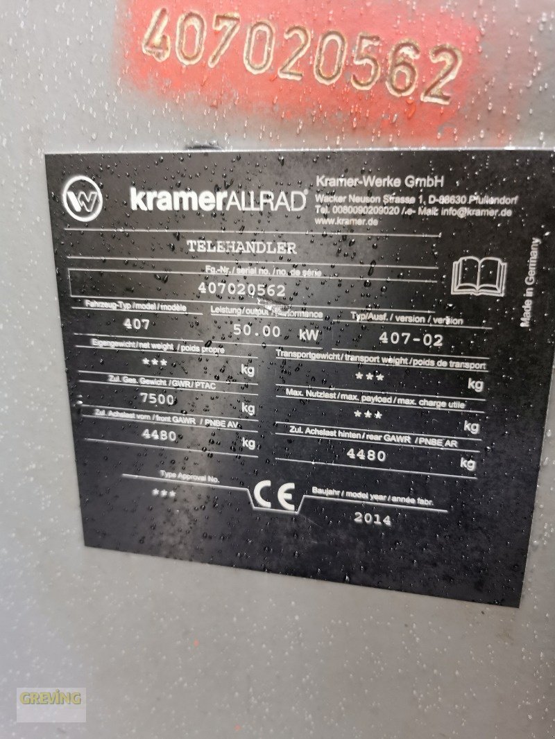 Teleskoplader typu Kramer 2506, Gebrauchtmaschine w Greven (Zdjęcie 24)