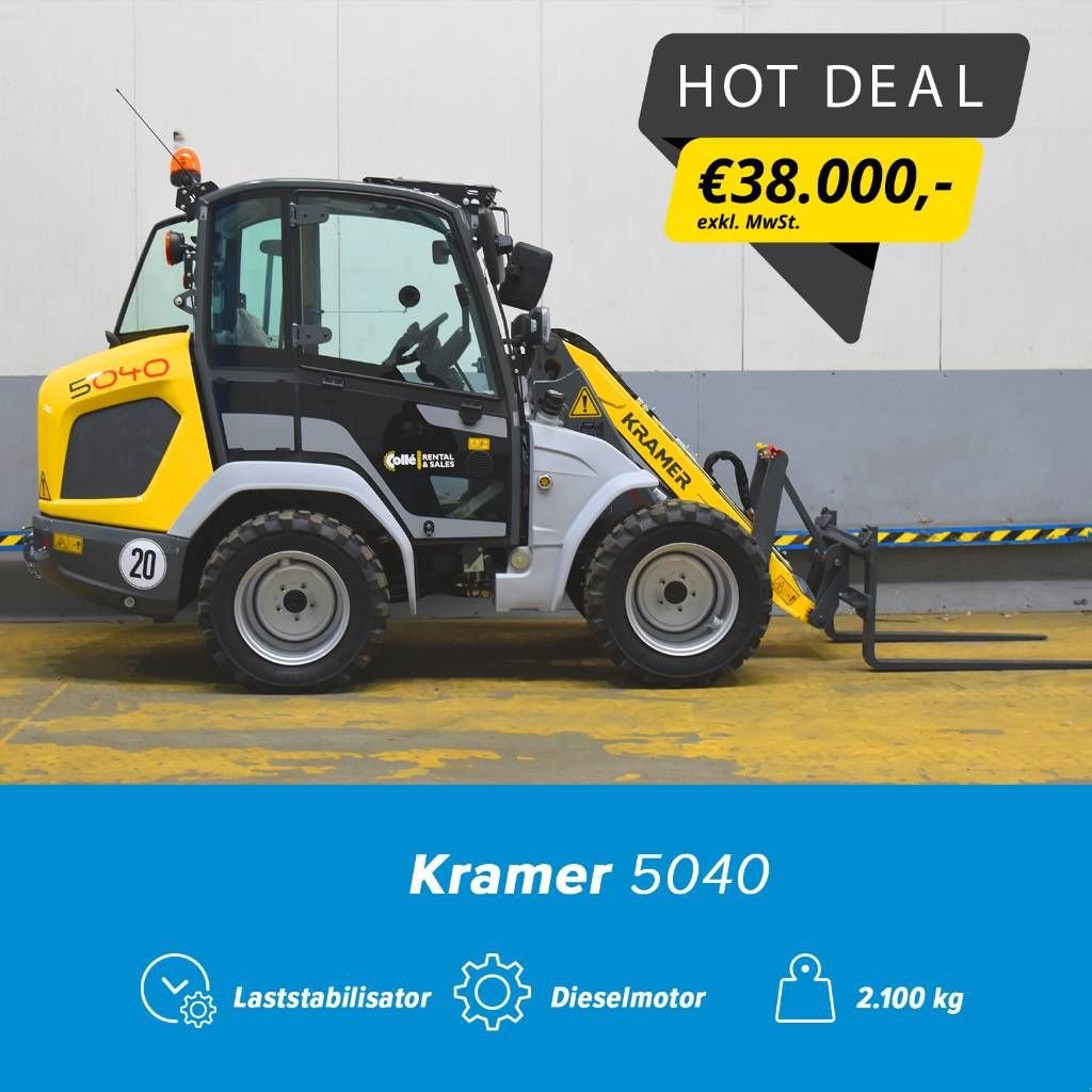 Teleskoplader του τύπου Kramer 5040, Neumaschine σε Sittard (Φωτογραφία 1)