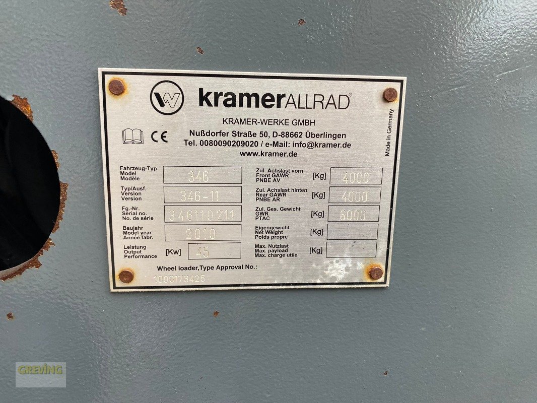 Teleskoplader tip Kramer 750T, Gebrauchtmaschine in Ahaus (Poză 14)