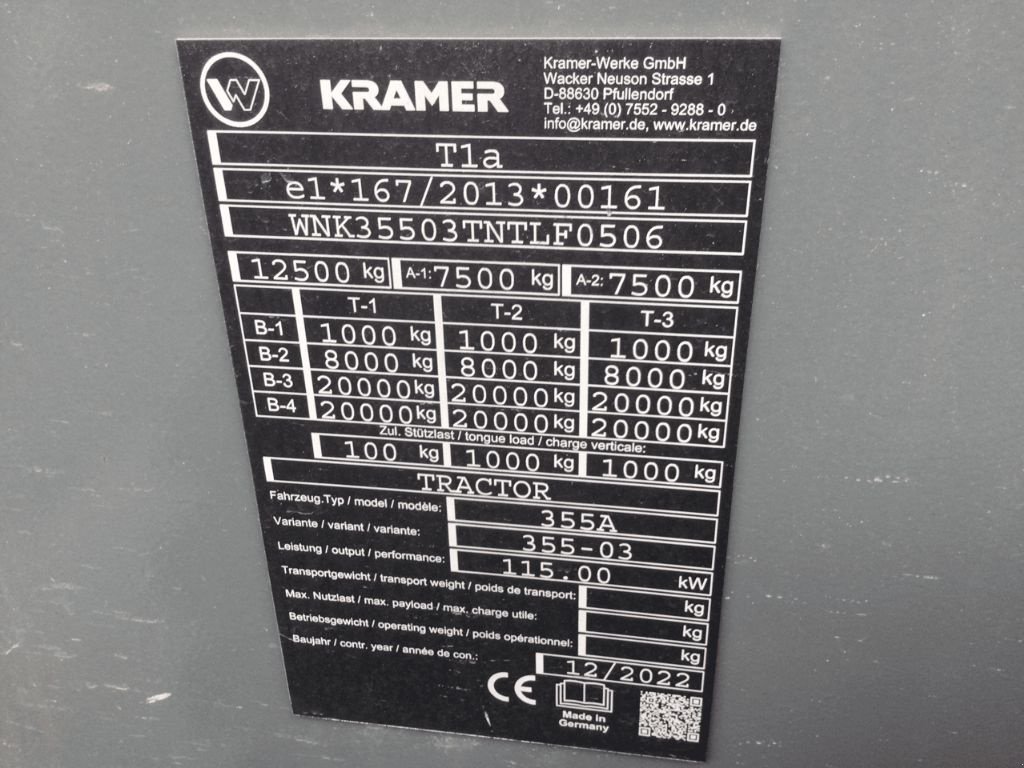 Teleskoplader typu Kramer KL 55.8 T, Gebrauchtmaschine w Vogelsheim (Zdjęcie 7)