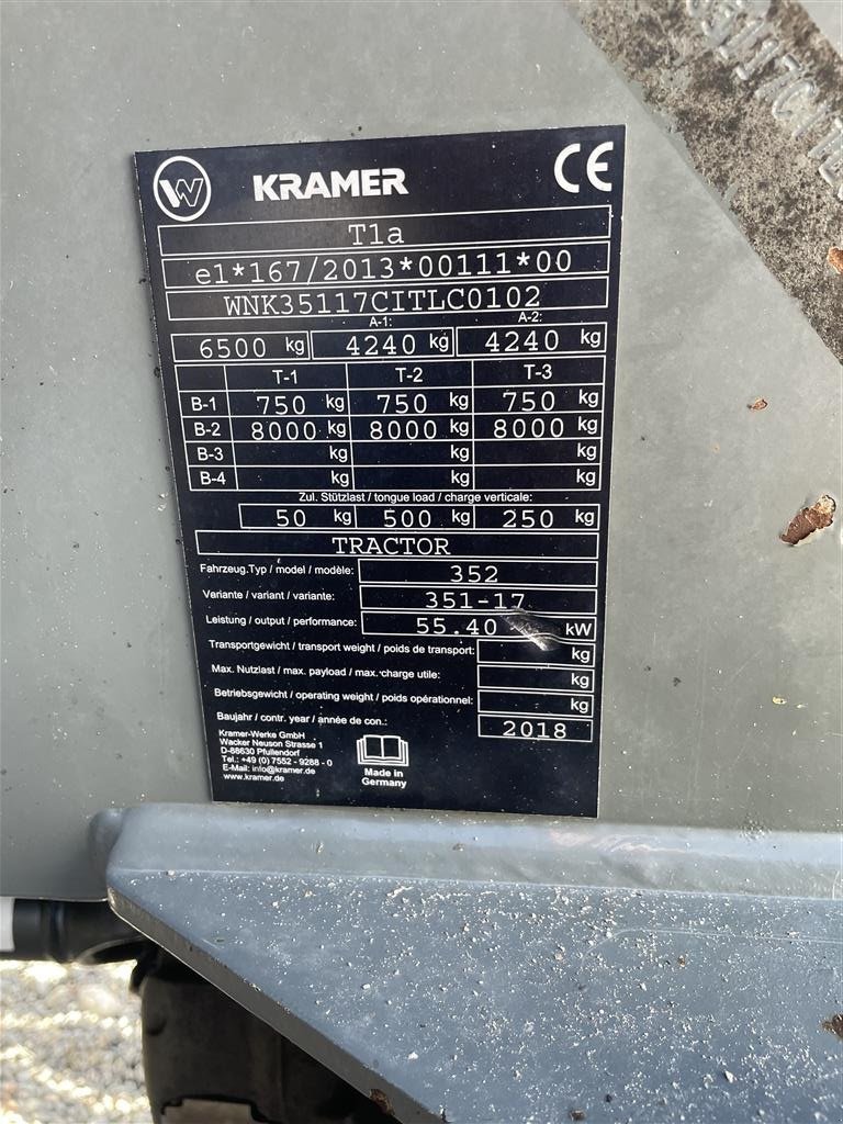 Teleskoplader του τύπου Kramer KL30.8T med skovl , pallegafler, overfaldsgreb, Gebrauchtmaschine σε Hobro (Φωτογραφία 5)