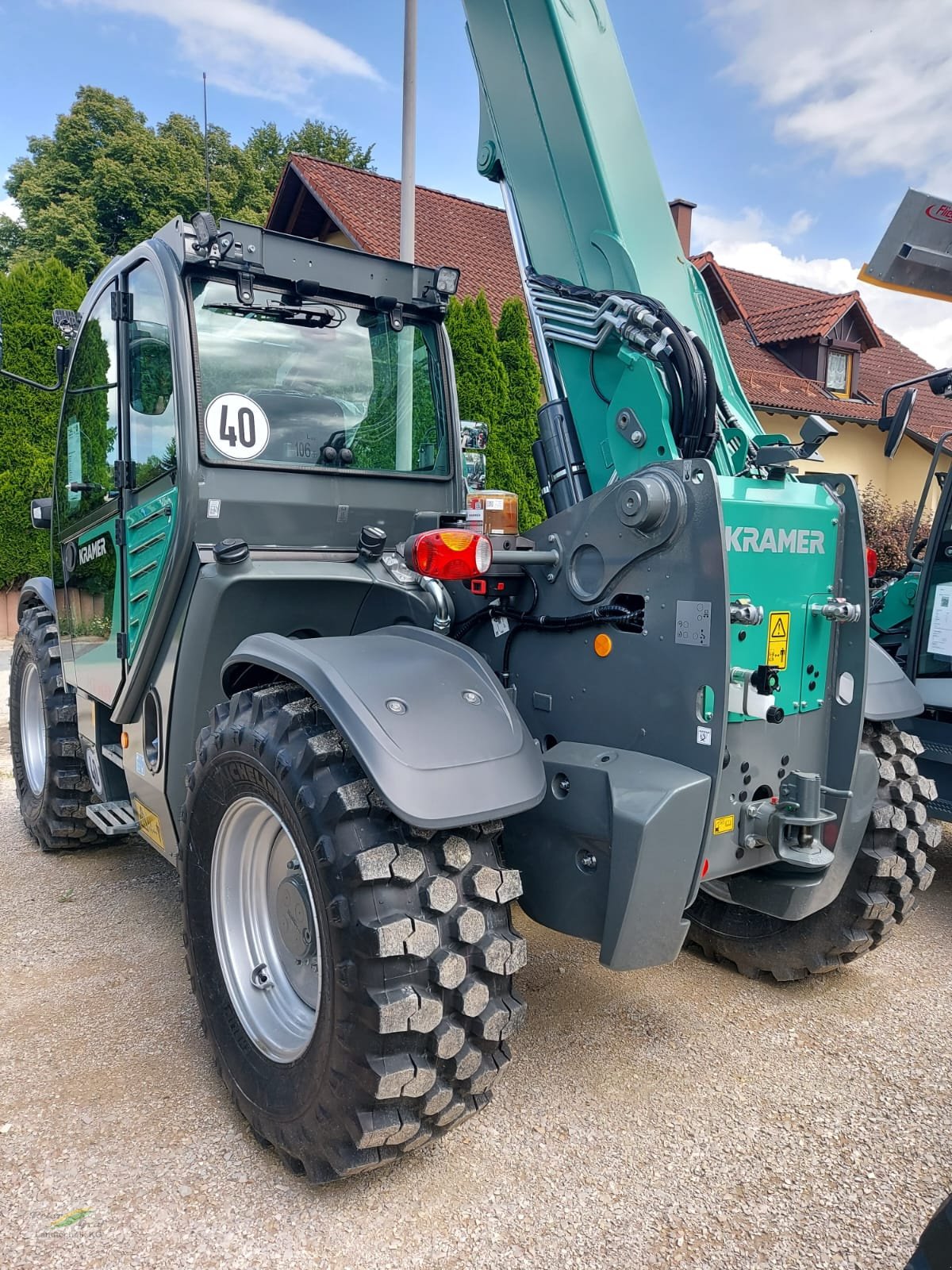 Teleskoplader a típus Kramer KT 407, Neumaschine ekkor: Pegnitz-Bronn (Kép 5)