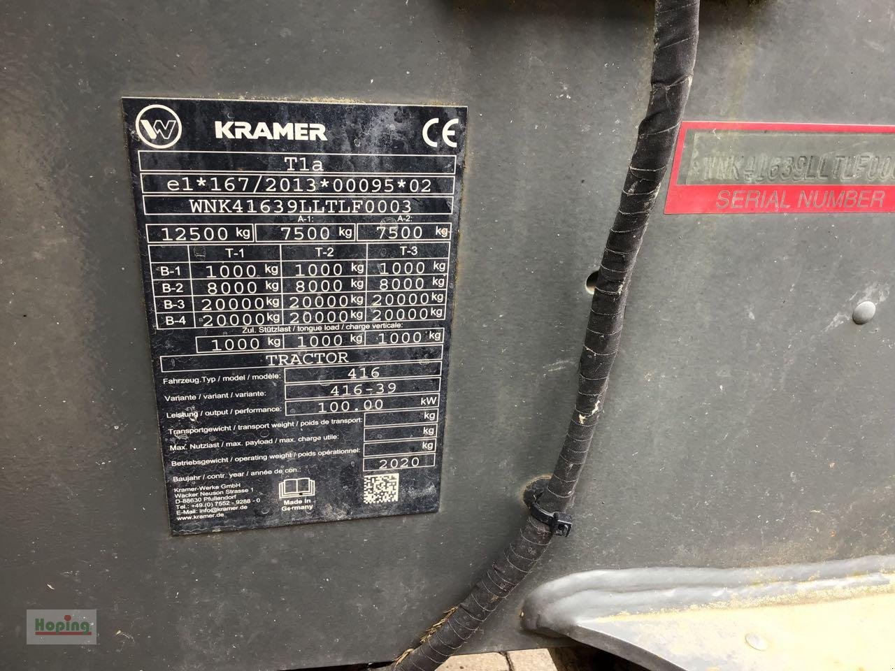 Teleskoplader tipa Kramer KT 429, Gebrauchtmaschine u Bakum (Slika 7)