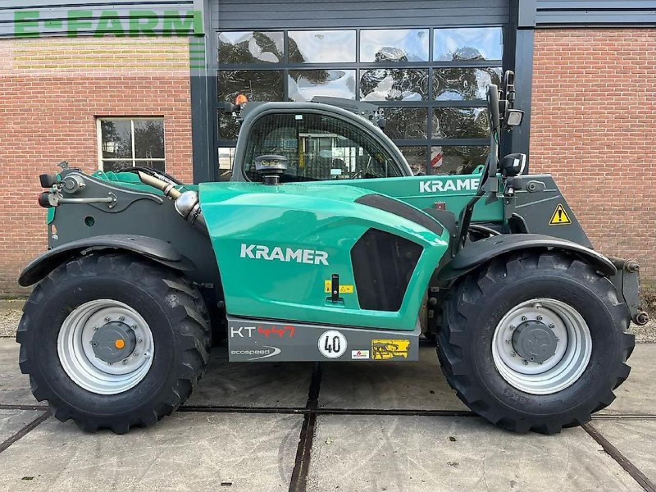 Teleskoplader del tipo Kramer kt 447 verreiker, Gebrauchtmaschine en ag BROEKLAND (Imagen 8)