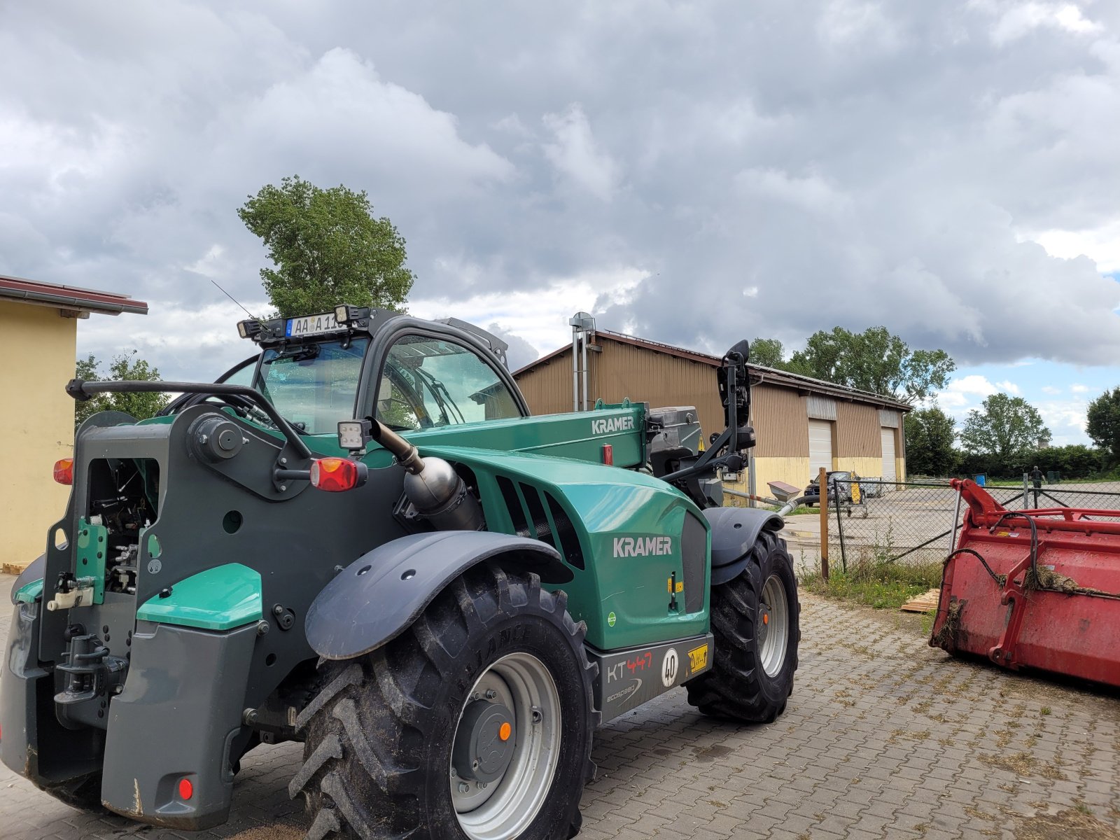 Teleskoplader van het type Kramer Kt 447, Gebrauchtmaschine in TAnnhausen (Foto 3)