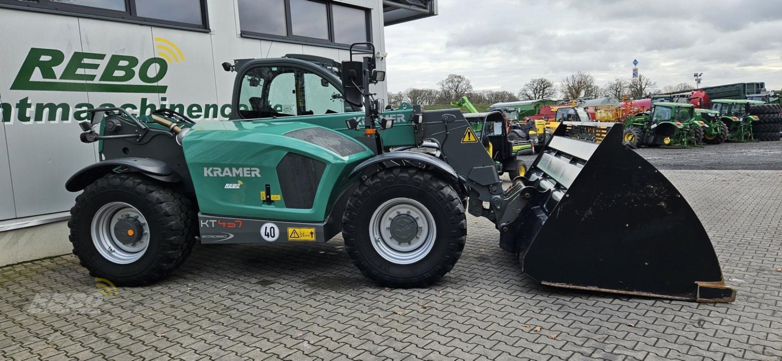 Teleskoplader typu Kramer KT 457, Gebrauchtmaschine v Neuenkirchen-Vörden (Obrázek 4)