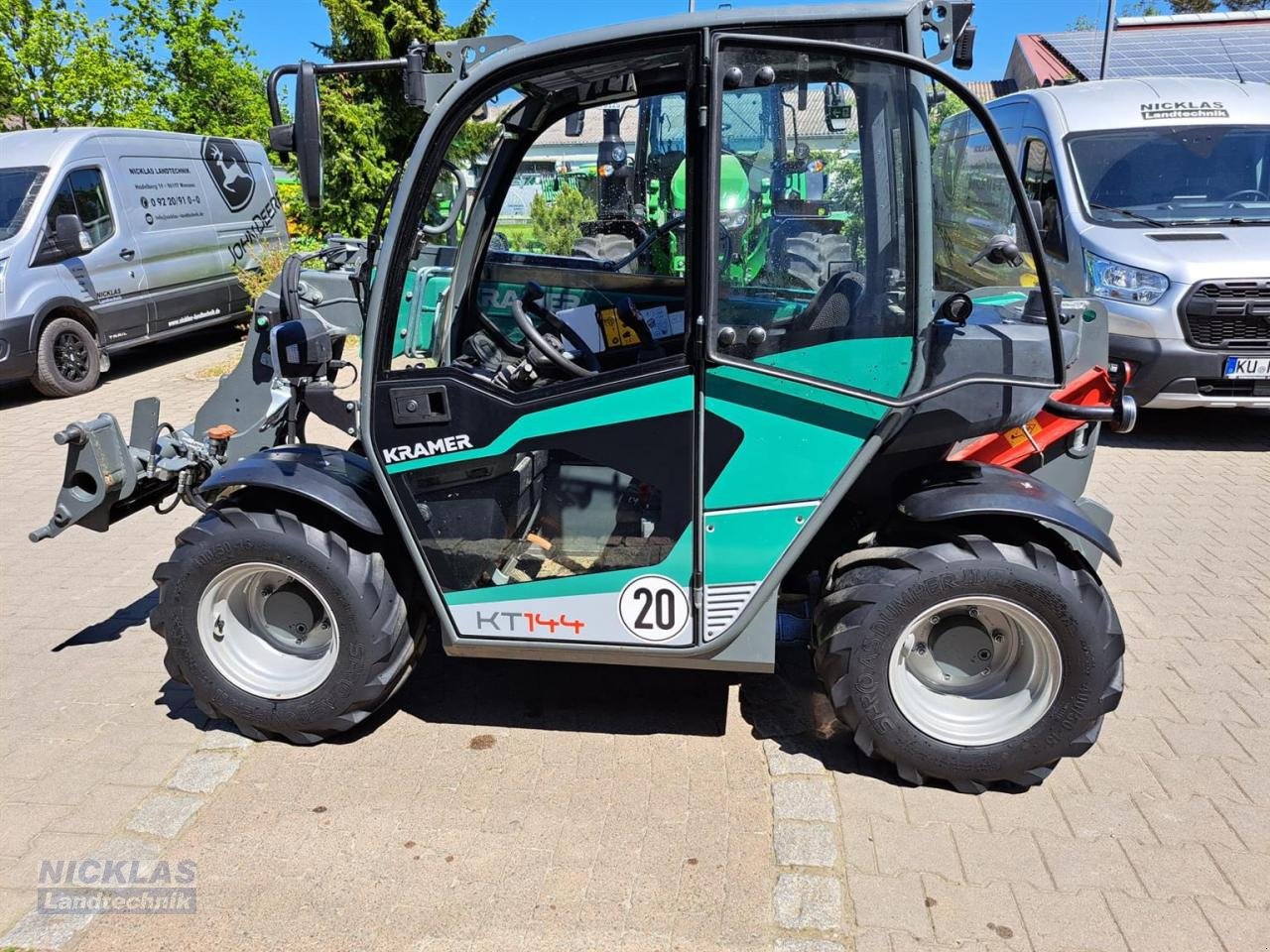 Teleskoplader van het type Kramer KT144, Gebrauchtmaschine in Schirradorf (Foto 4)