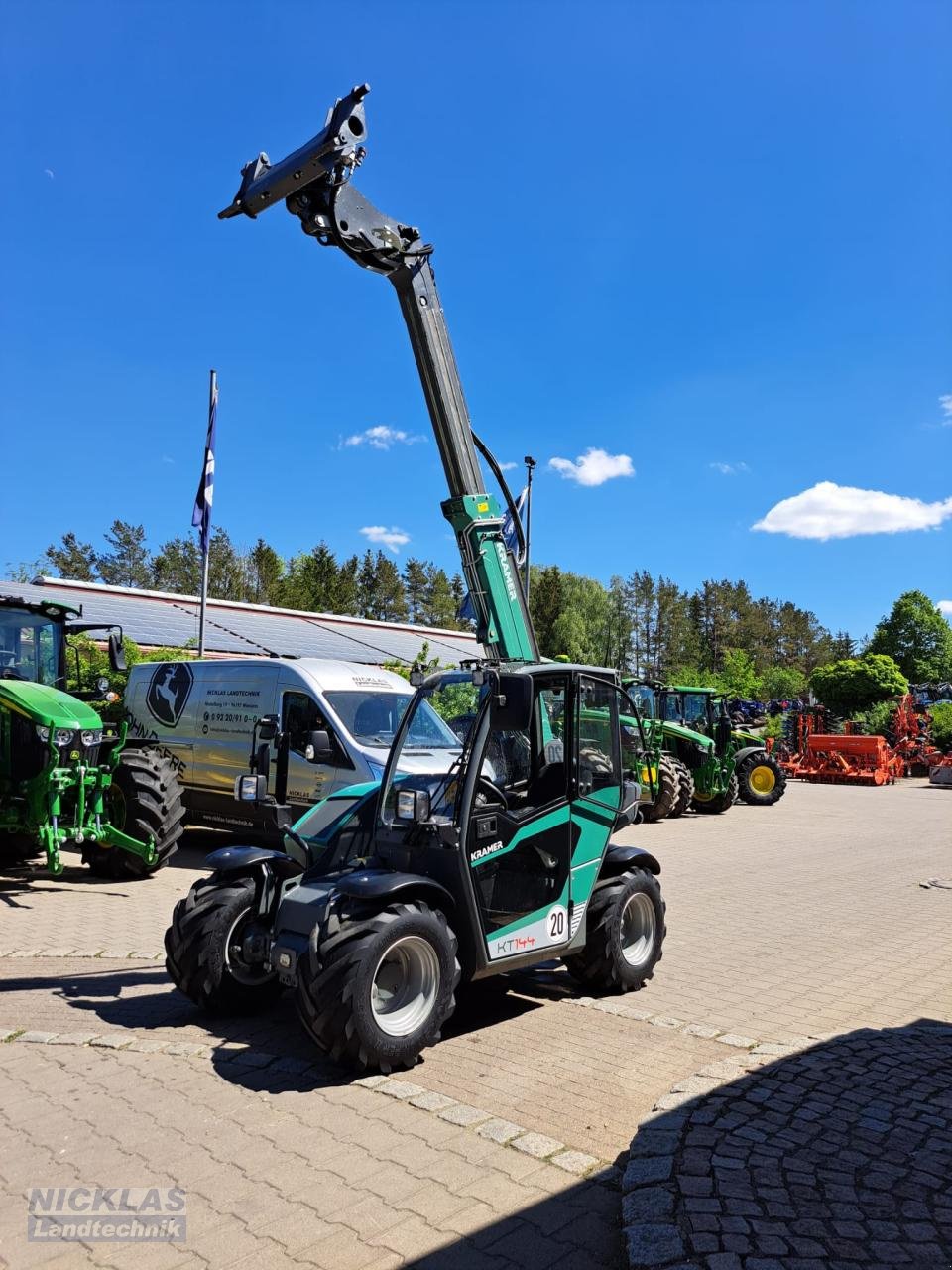 Teleskoplader van het type Kramer KT144, Gebrauchtmaschine in Schirradorf (Foto 9)