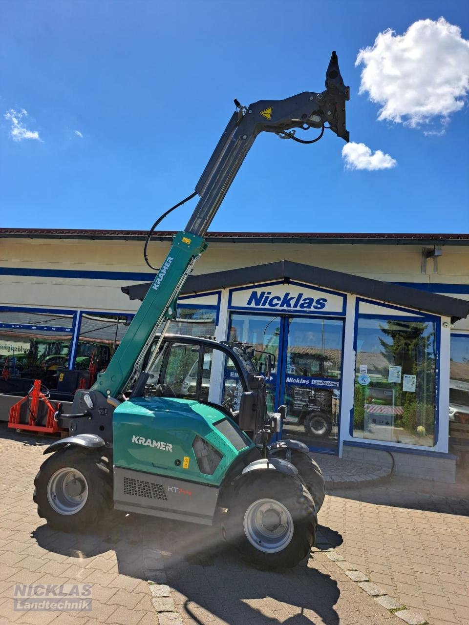 Teleskoplader van het type Kramer KT144, Gebrauchtmaschine in Schirradorf (Foto 10)