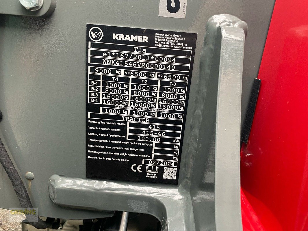 Teleskoplader of the type Kramer KT357, Neumaschine in Ahaus (Picture 12)