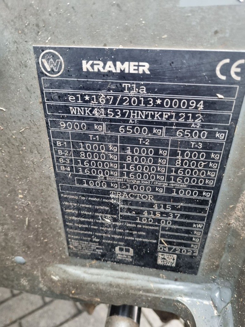 Teleskoplader типа Kramer KT407 MJ22, Gebrauchtmaschine в Neubrandenburg (Фотография 16)