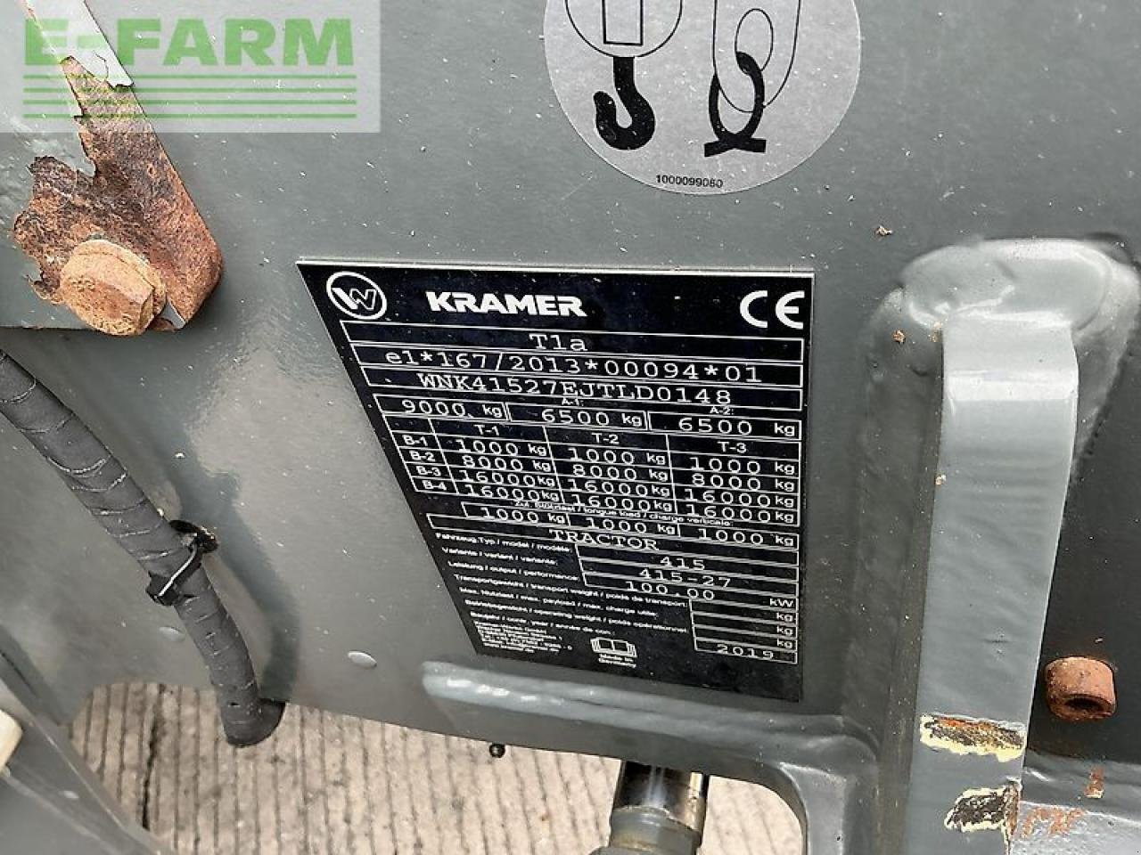 Teleskoplader Türe ait Kramer kt407 telehandler (st20285), Gebrauchtmaschine içinde SHAFTESBURY (resim 18)