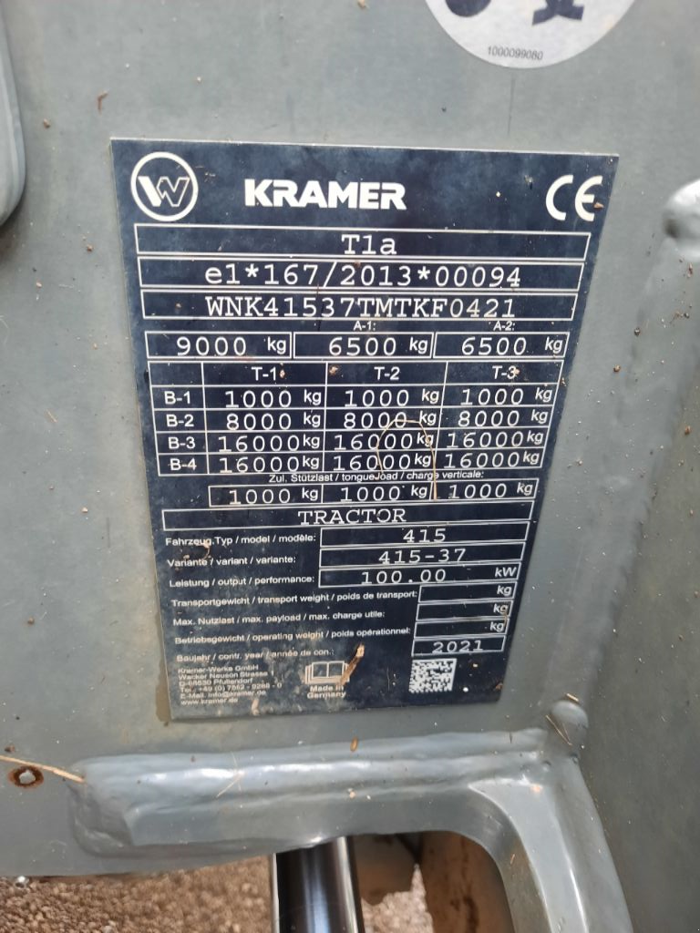 Teleskoplader des Typs Kramer KT407, Gebrauchtmaschine in CHEMAUDIN ET VAUX (Bild 7)