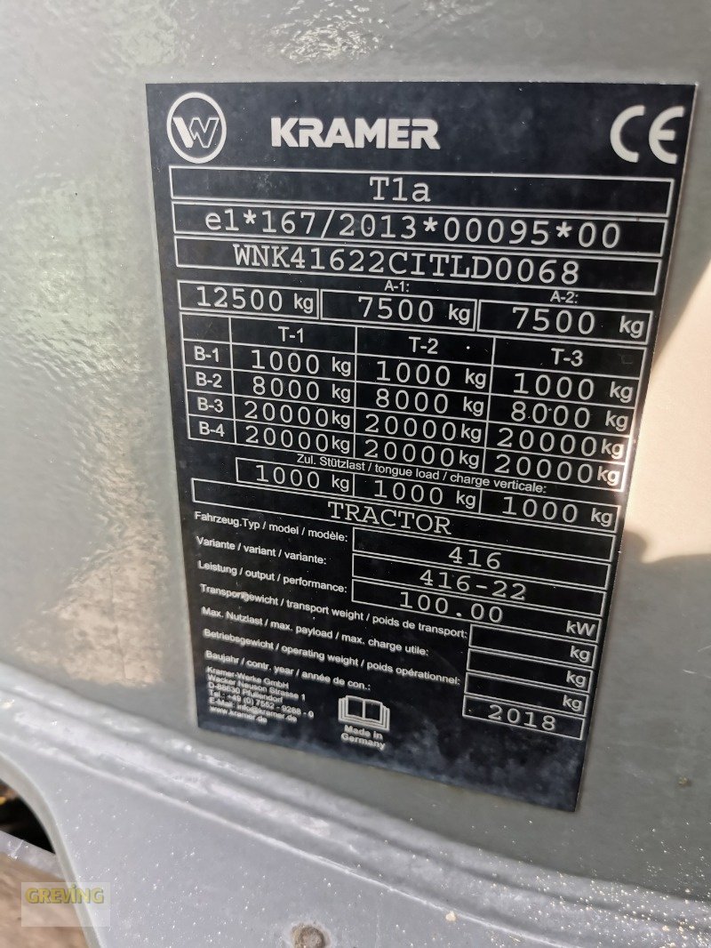 Teleskoplader del tipo Kramer KT447, Gebrauchtmaschine en Greven (Imagen 24)