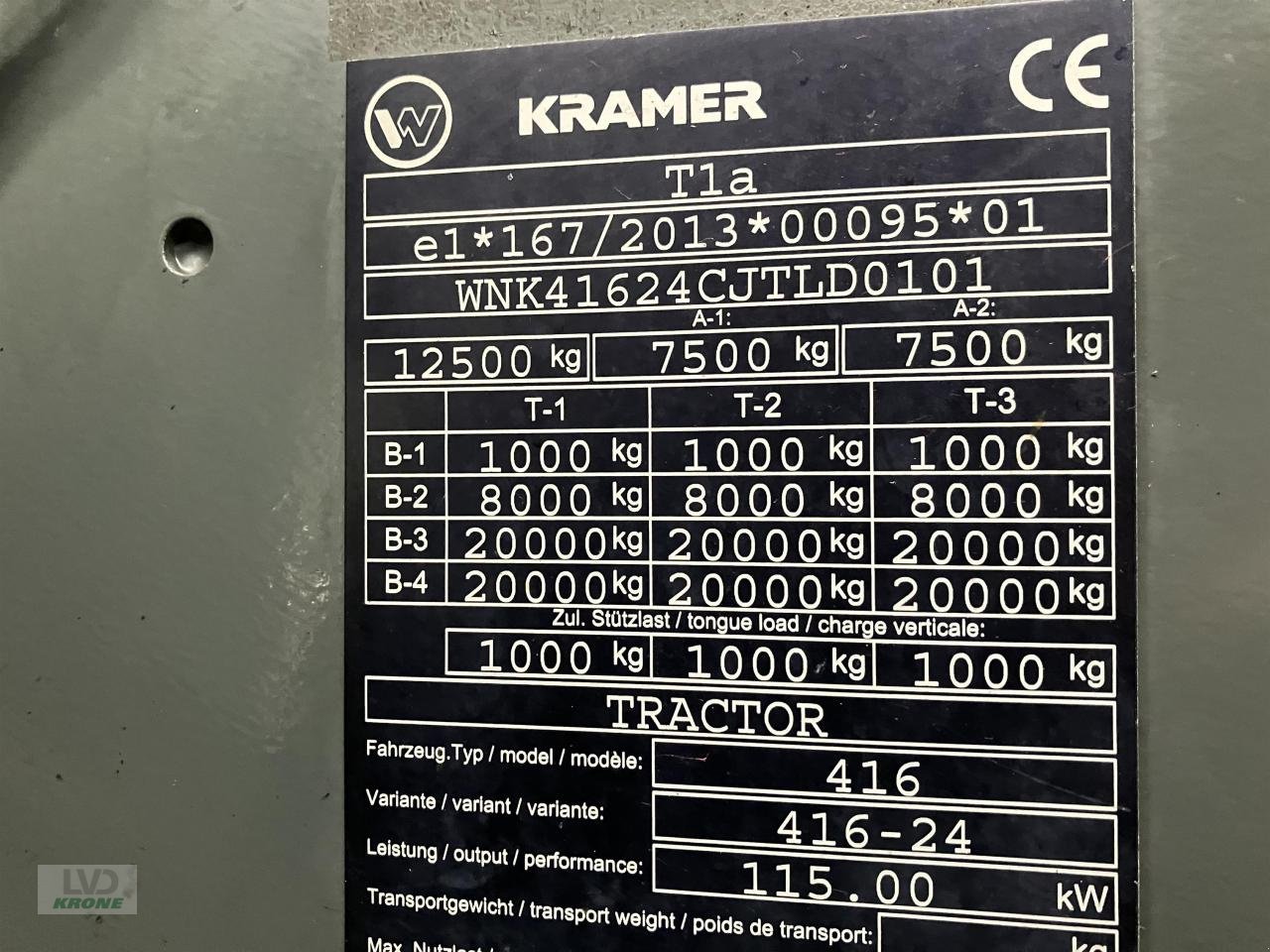 Teleskoplader of the type Kramer KT557, Gebrauchtmaschine in Spelle (Picture 17)