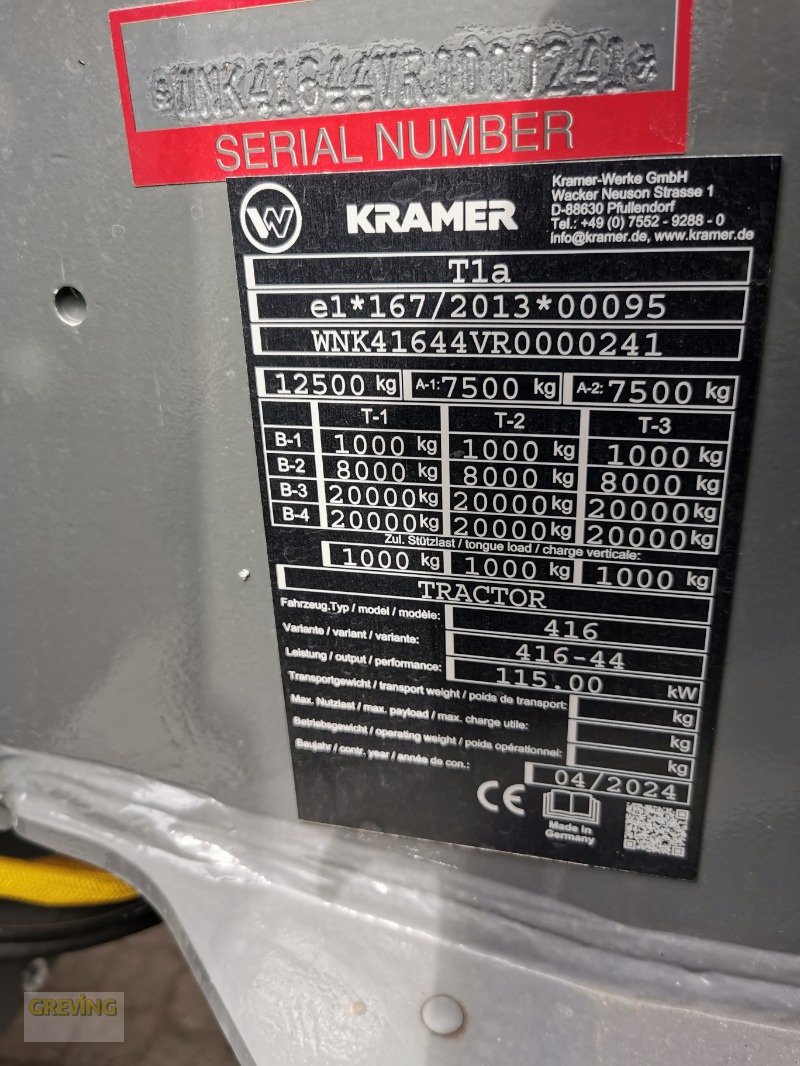 Teleskoplader tip Kramer KT557, Neumaschine in Greven (Poză 27)