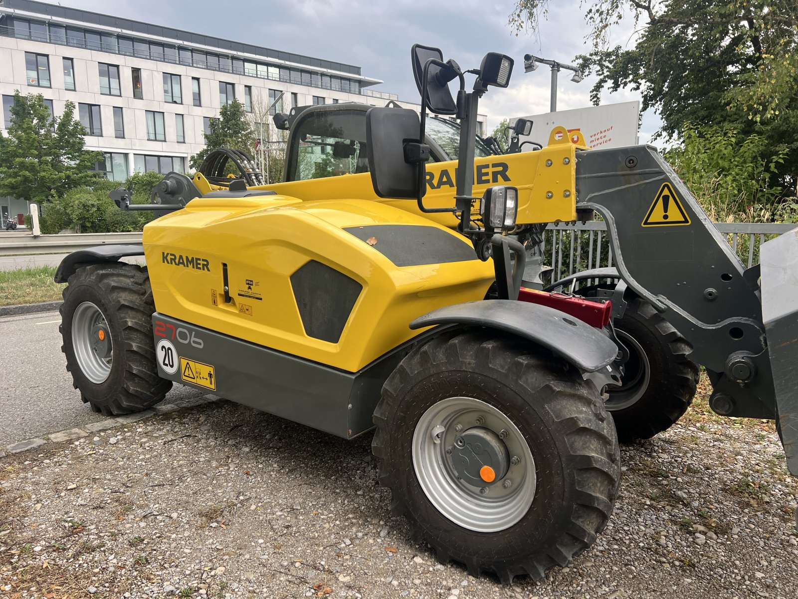 Teleskoplader a típus Kramer Teleskoplader 2706, Gebrauchtmaschine ekkor: Garching  (Kép 4)