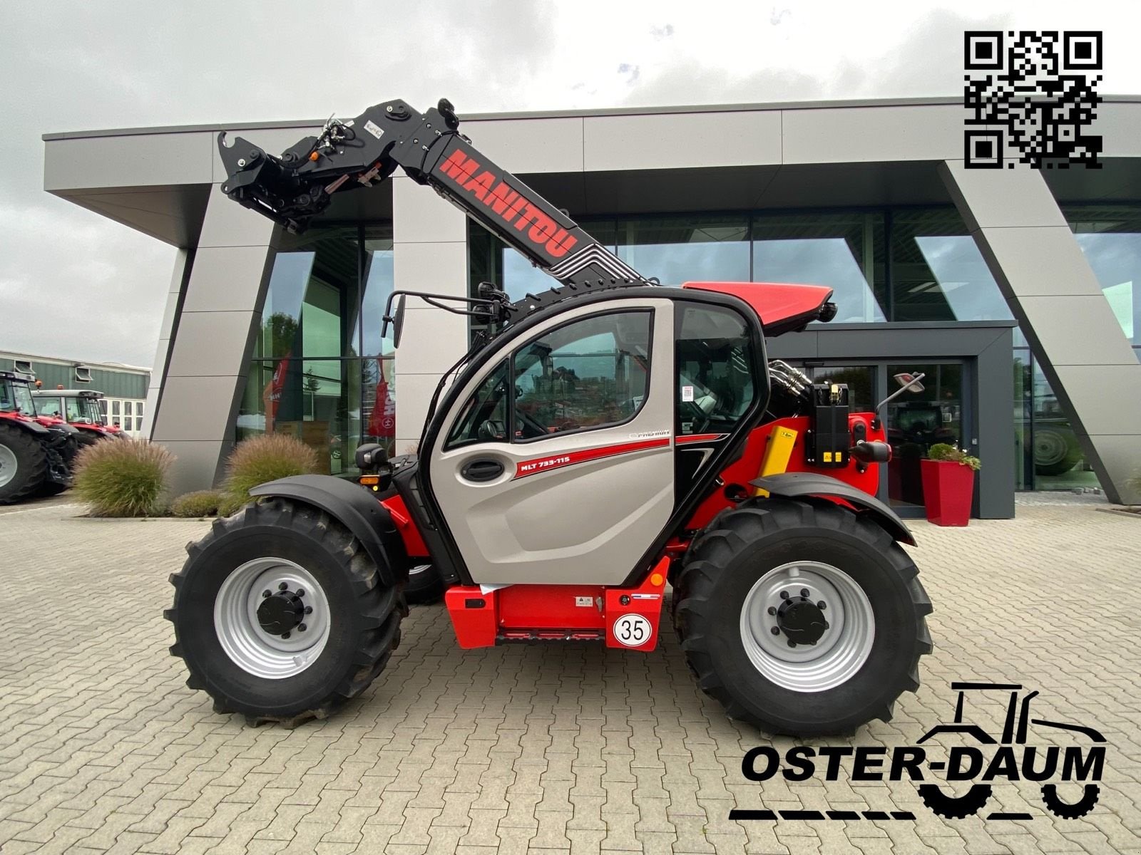 Teleskoplader van het type Manitou 733, Neumaschine in Kaisersesch (Foto 1)