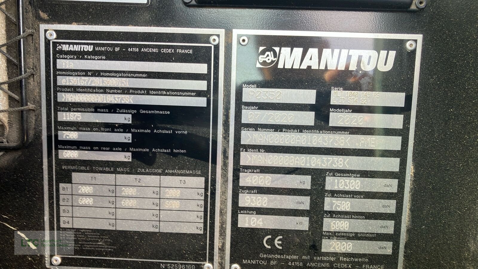 Teleskoplader tip Manitou MLT 1040-145PS, Gebrauchtmaschine in Großpetersdorf (Poză 20)