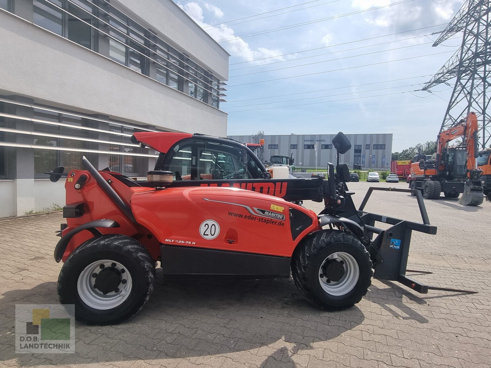 Teleskoplader typu Manitou MLT 625 H 75K, Gebrauchtmaschine w Regensburg (Zdjęcie 4)