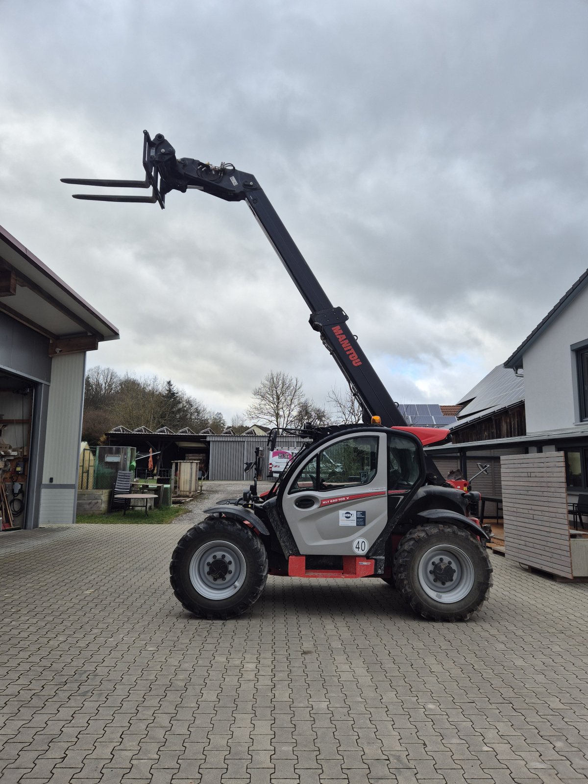 Teleskoplader Türe ait .Manitou MLT 630 105V, Gebrauchtmaschine içinde Dietenhofen (resim 3)