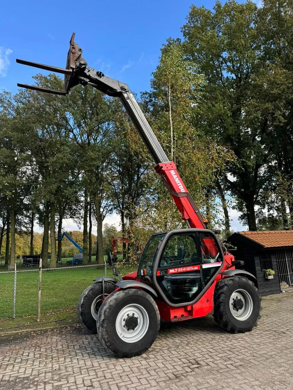 Teleskoplader del tipo Manitou MLT 634-120 LSU Verreiker POWERSHIFT shovel, Gebrauchtmaschine en Harskamp (Imagen 9)