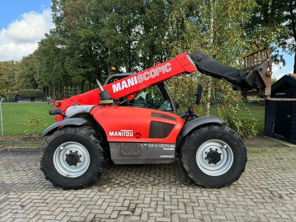 Teleskoplader des Typs Manitou MLT 634-120 LSU Verreiker POWERSHIFT shovel, Gebrauchtmaschine in Harskamp (Bild 4)