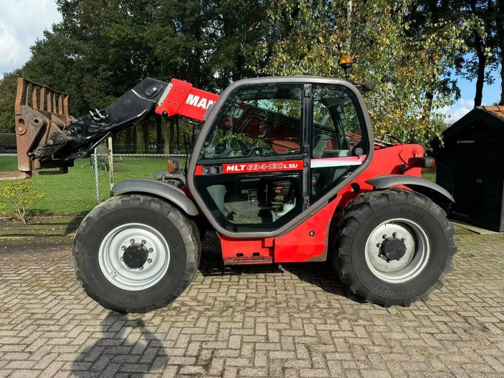 Teleskoplader van het type Manitou MLT 634-120 LSU Verreiker POWERSHIFT shovel, Gebrauchtmaschine in Harskamp (Foto 2)