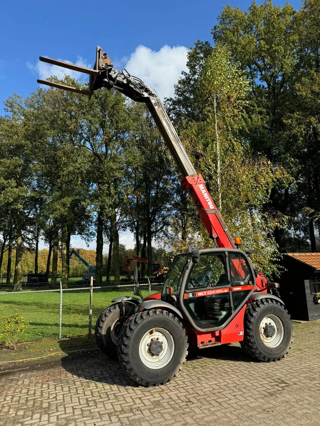 Teleskoplader typu Manitou MLT 634-120 LSU Verreiker Shovel, Gebrauchtmaschine w Harskamp (Zdjęcie 8)