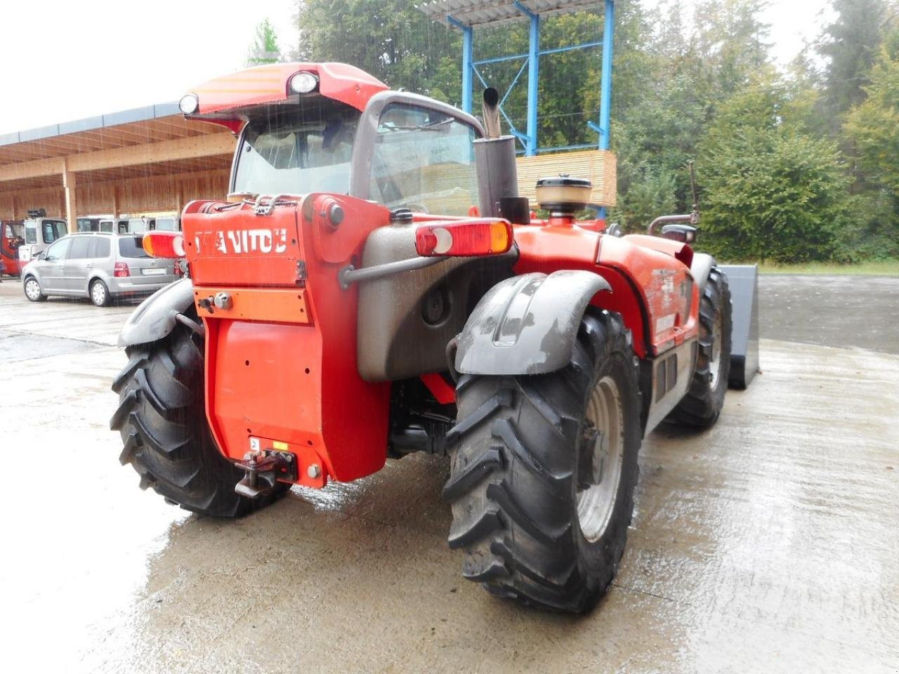 Teleskoplader van het type Manitou mlt 735-120 lsu premium ( neue leichtgutschaufel, Gebrauchtmaschine in ST. NIKOLAI/DR. (Foto 4)