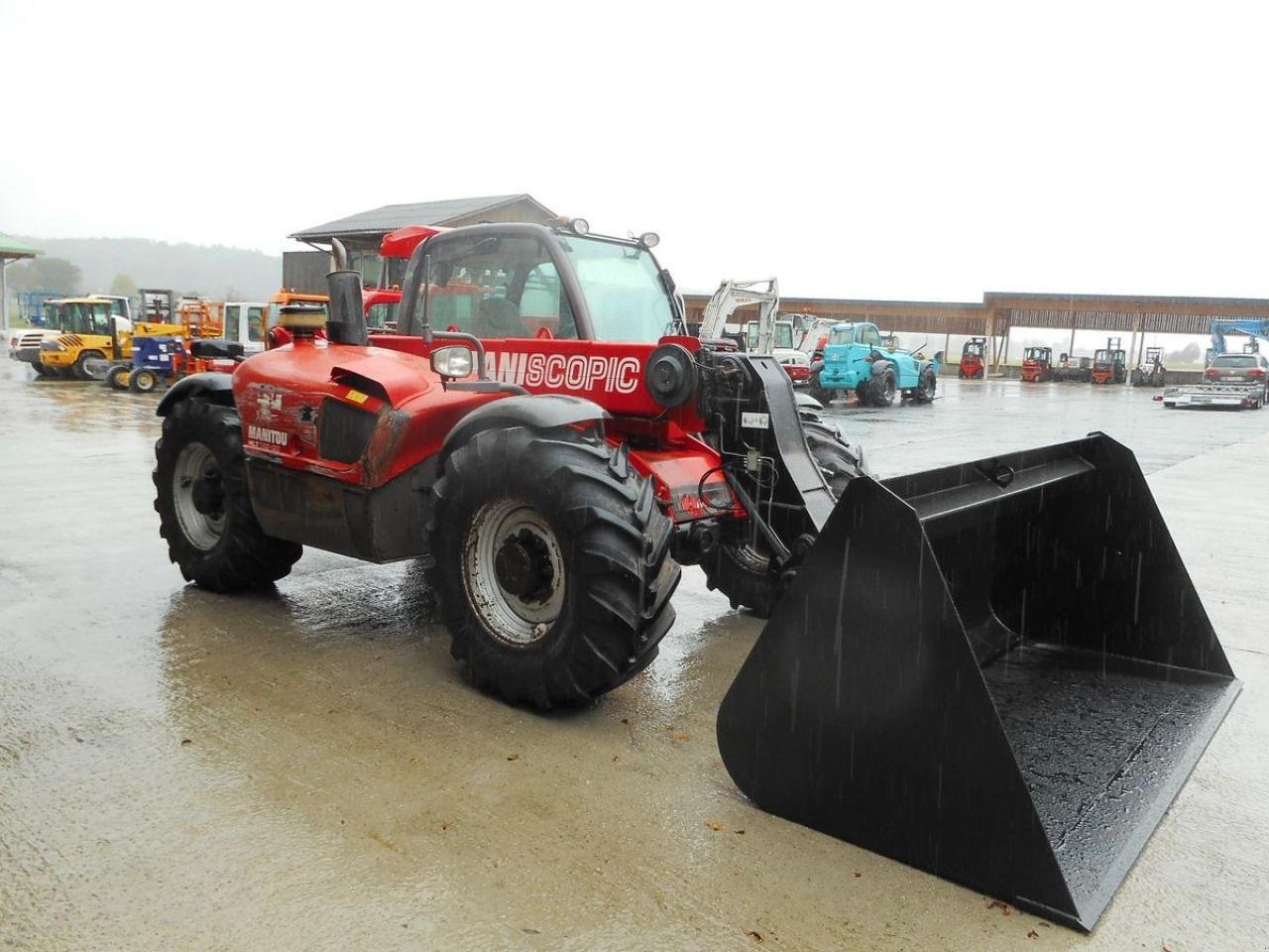 Teleskoplader van het type Manitou mlt 735-120 lsu premium ( neue leichtgutschaufel, Gebrauchtmaschine in ST. NIKOLAI/DR. (Foto 5)