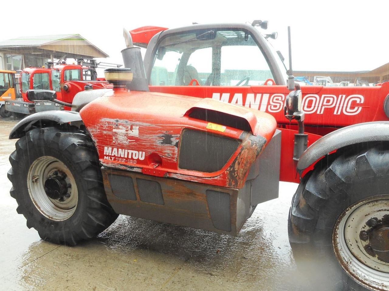 Teleskoplader van het type Manitou mlt 735-120 lsu premium ( neue leichtgutschaufel, Gebrauchtmaschine in ST. NIKOLAI/DR. (Foto 14)