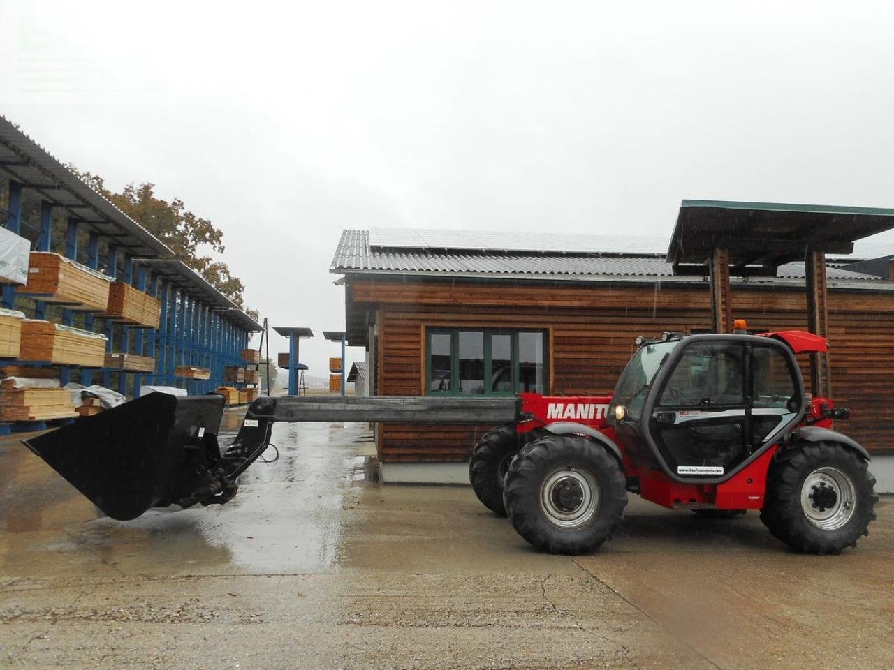 Teleskoplader van het type Manitou mlt 735-120 lsu premium ( neue leichtgutschaufel, Gebrauchtmaschine in ST. NIKOLAI/DR. (Foto 18)