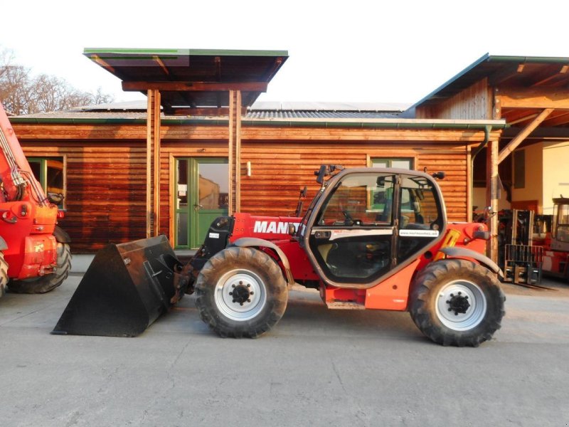 Teleskoplader van het type Manitou mlt 735-120lsu mit neuer leichtgutschaufel, Gebrauchtmaschine in ST. NIKOLAI/DR. (Foto 1)