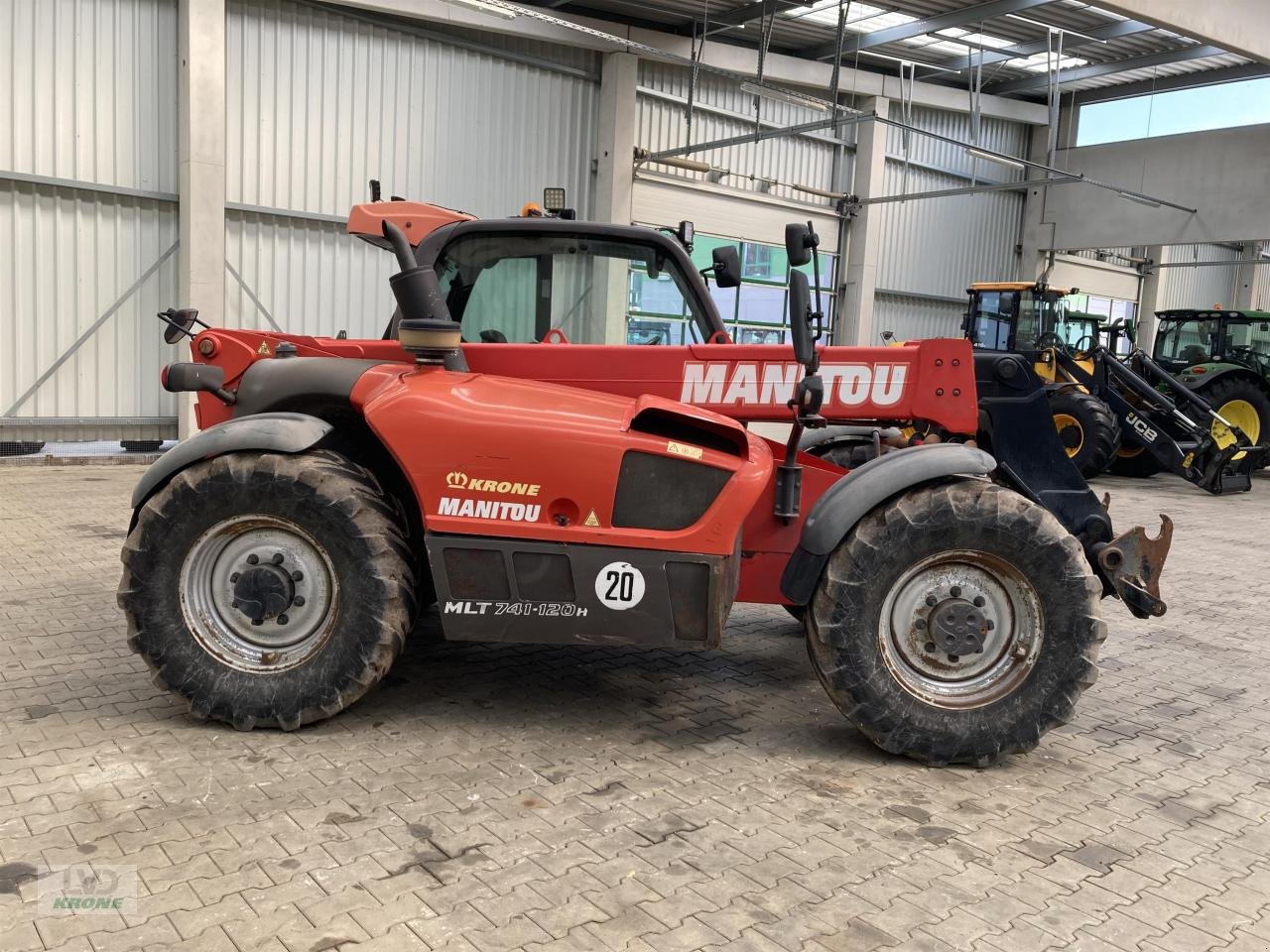 Teleskoplader van het type Manitou MLT 741 120 H LSU, Gebrauchtmaschine in Spelle (Foto 3)