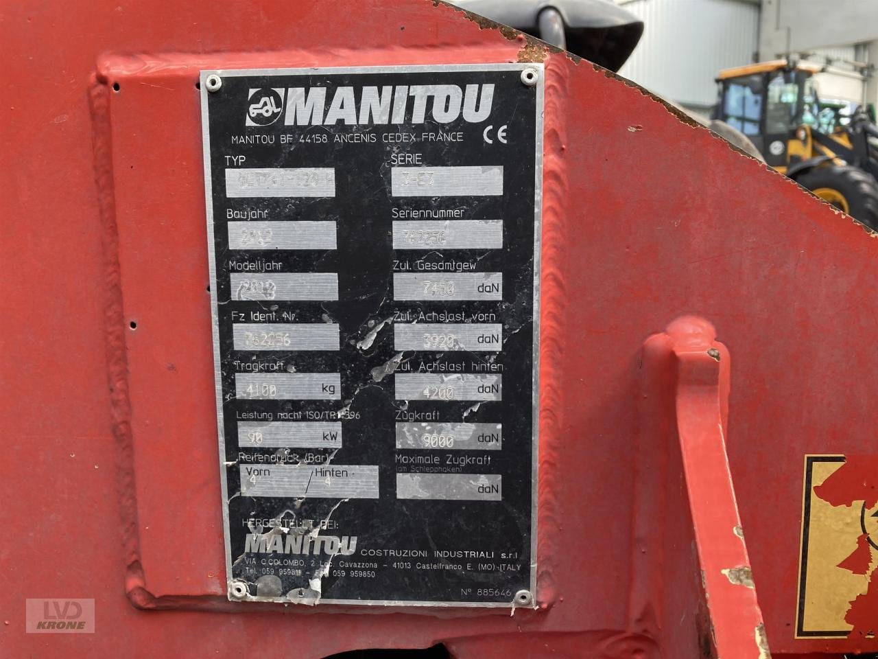 Teleskoplader tip Manitou MLT 741 120 H LSU, Gebrauchtmaschine in Spelle (Poză 8)