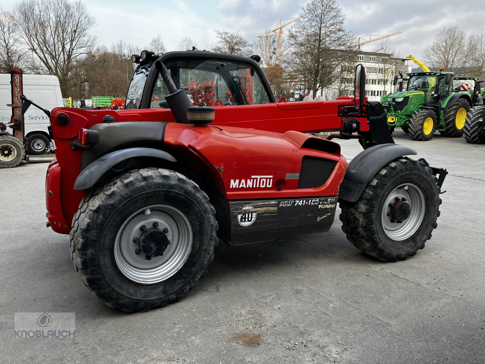 Teleskoplader typu Manitou MLT 741-120 HLSU, Gebrauchtmaschine w Ravensburg (Zdjęcie 4)