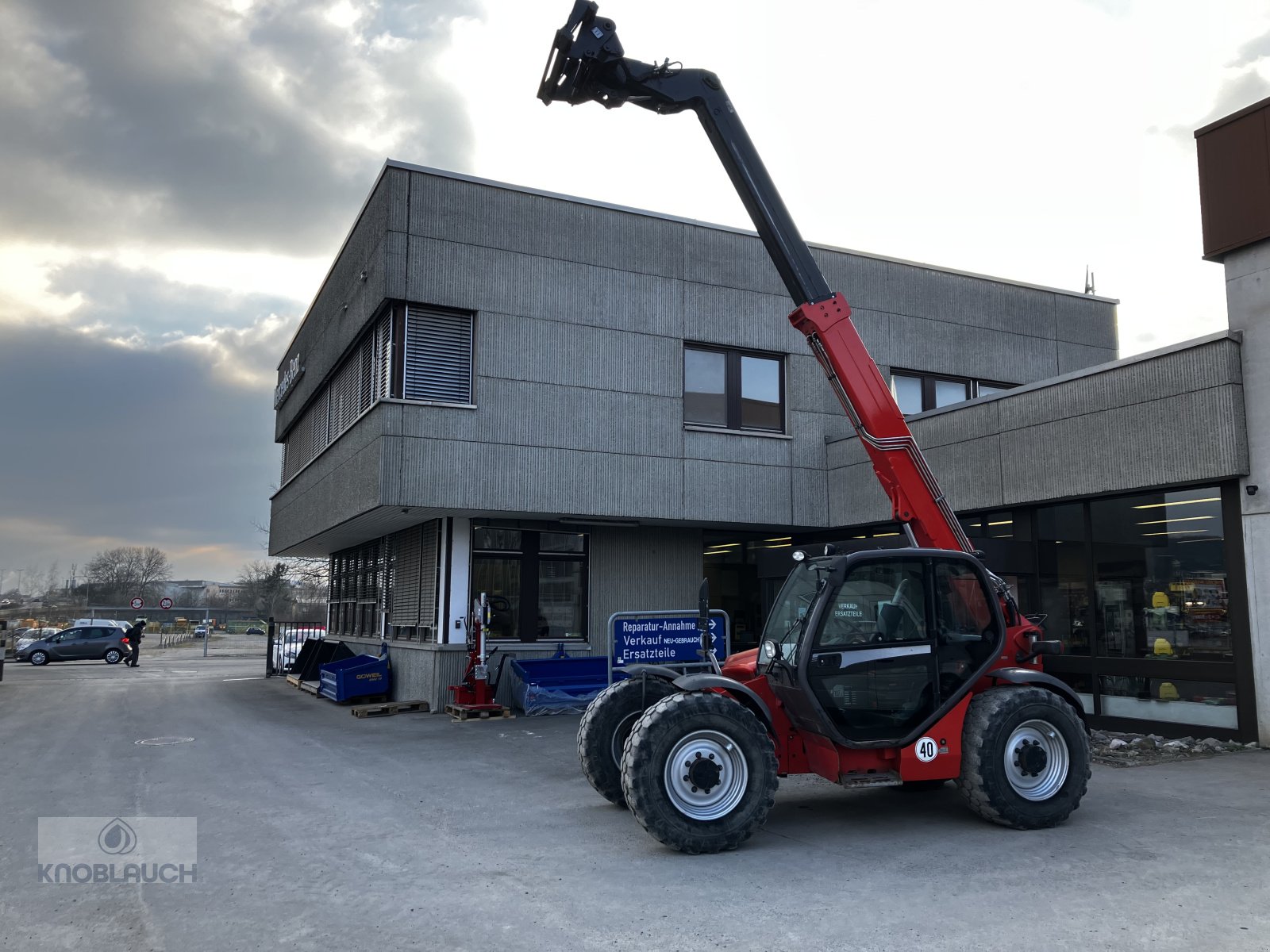 Teleskoplader del tipo Manitou MLT 741-120 HLSU, Gebrauchtmaschine en Ravensburg (Imagen 19)