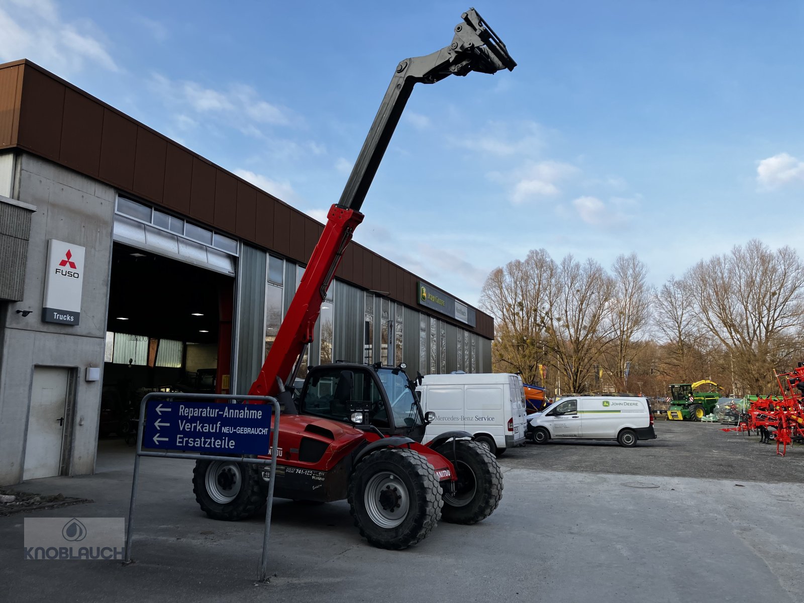 Teleskoplader van het type Manitou MLT 741-120 HLSU, Gebrauchtmaschine in Ravensburg (Foto 21)