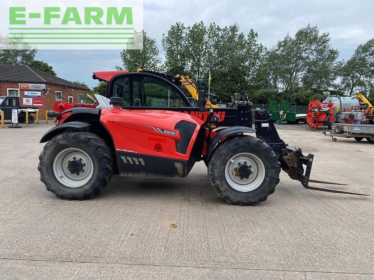 Teleskoplader van het type Manitou mlt 741-140, Gebrauchtmaschine in SHREWSBURRY (Foto 9)