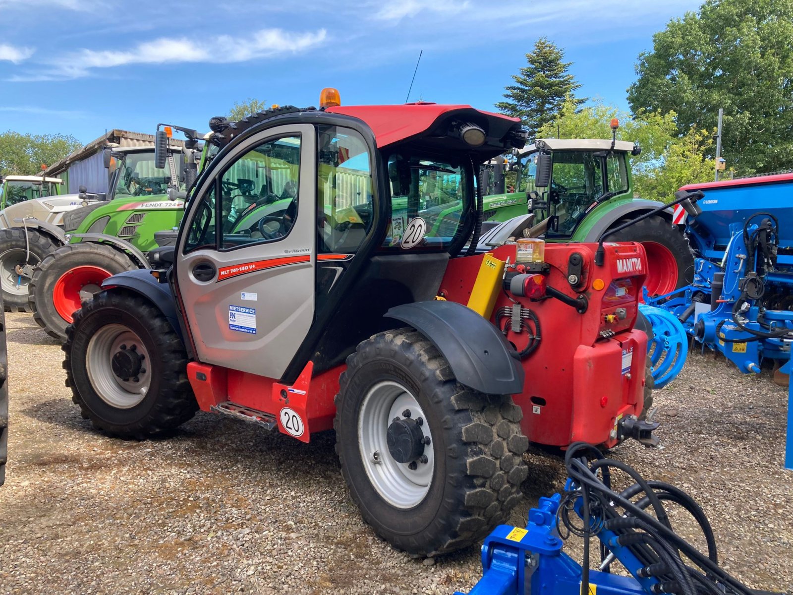 Teleskoplader del tipo Manitou MLT 741, Gebrauchtmaschine en Eckernförde (Imagen 1)