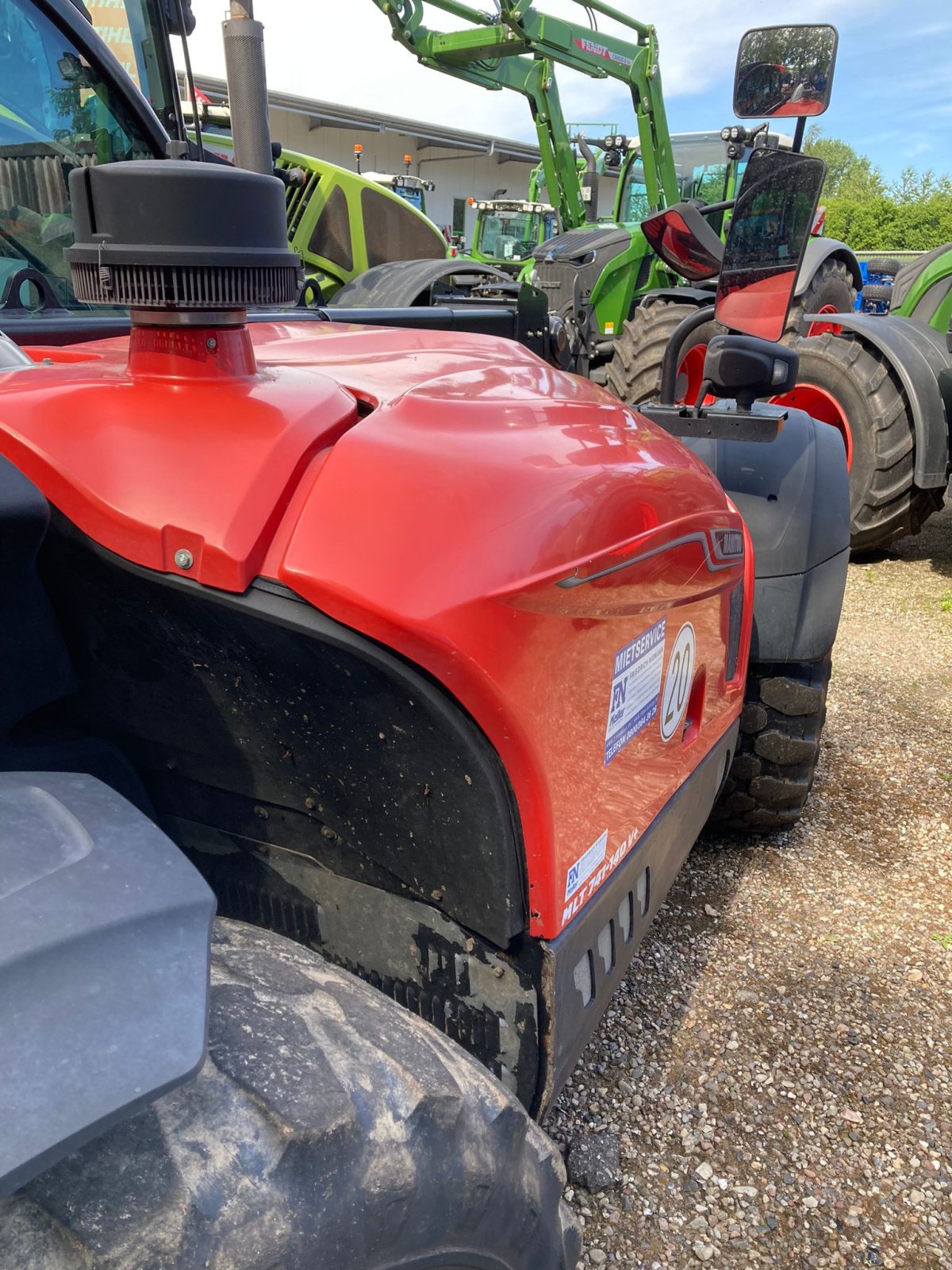 Teleskoplader typu Manitou MLT 741, Gebrauchtmaschine w Eckernförde (Zdjęcie 4)