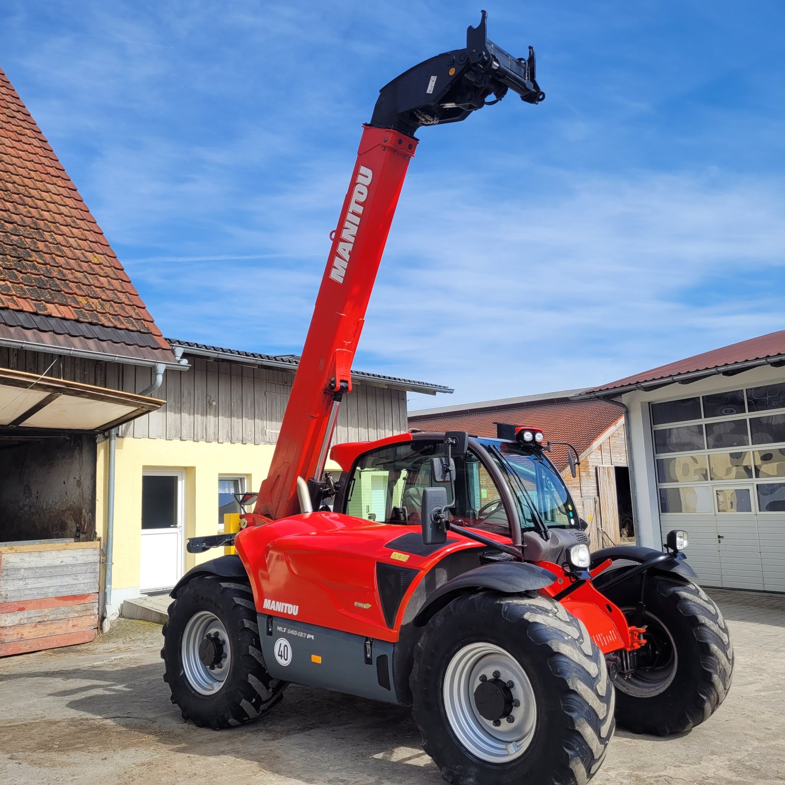 Teleskoplader van het type Manitou MLT 840-137 PS, Gebrauchtmaschine in Sauldorf (Foto 2)