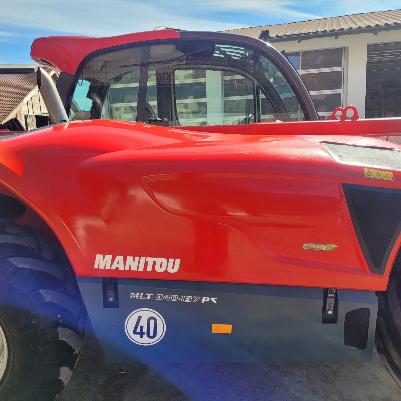 Teleskoplader van het type Manitou MLT 840-137 PS, Gebrauchtmaschine in Sauldorf (Foto 3)