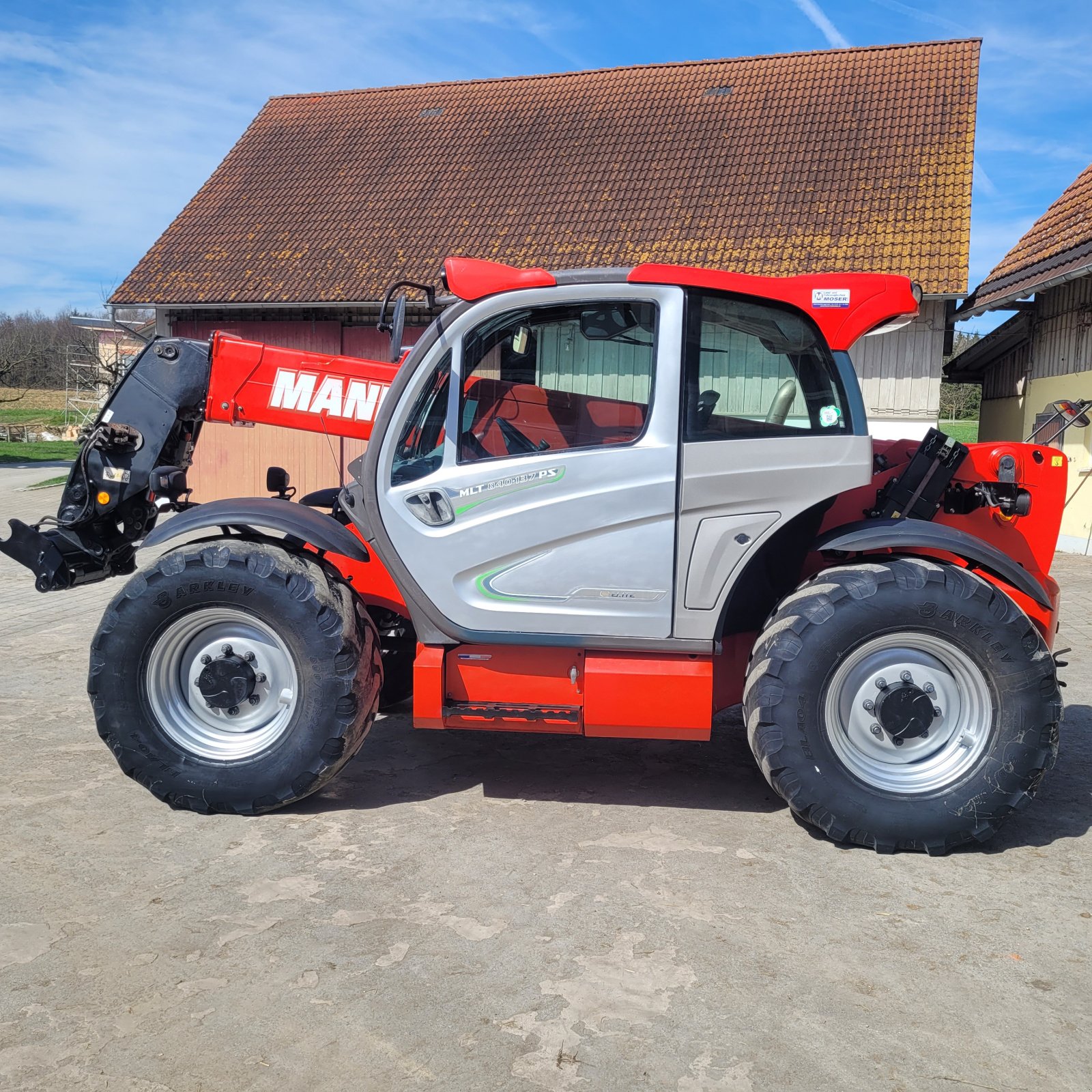 Teleskoplader van het type Manitou MLT 840-137 PS, Gebrauchtmaschine in Sauldorf (Foto 9)