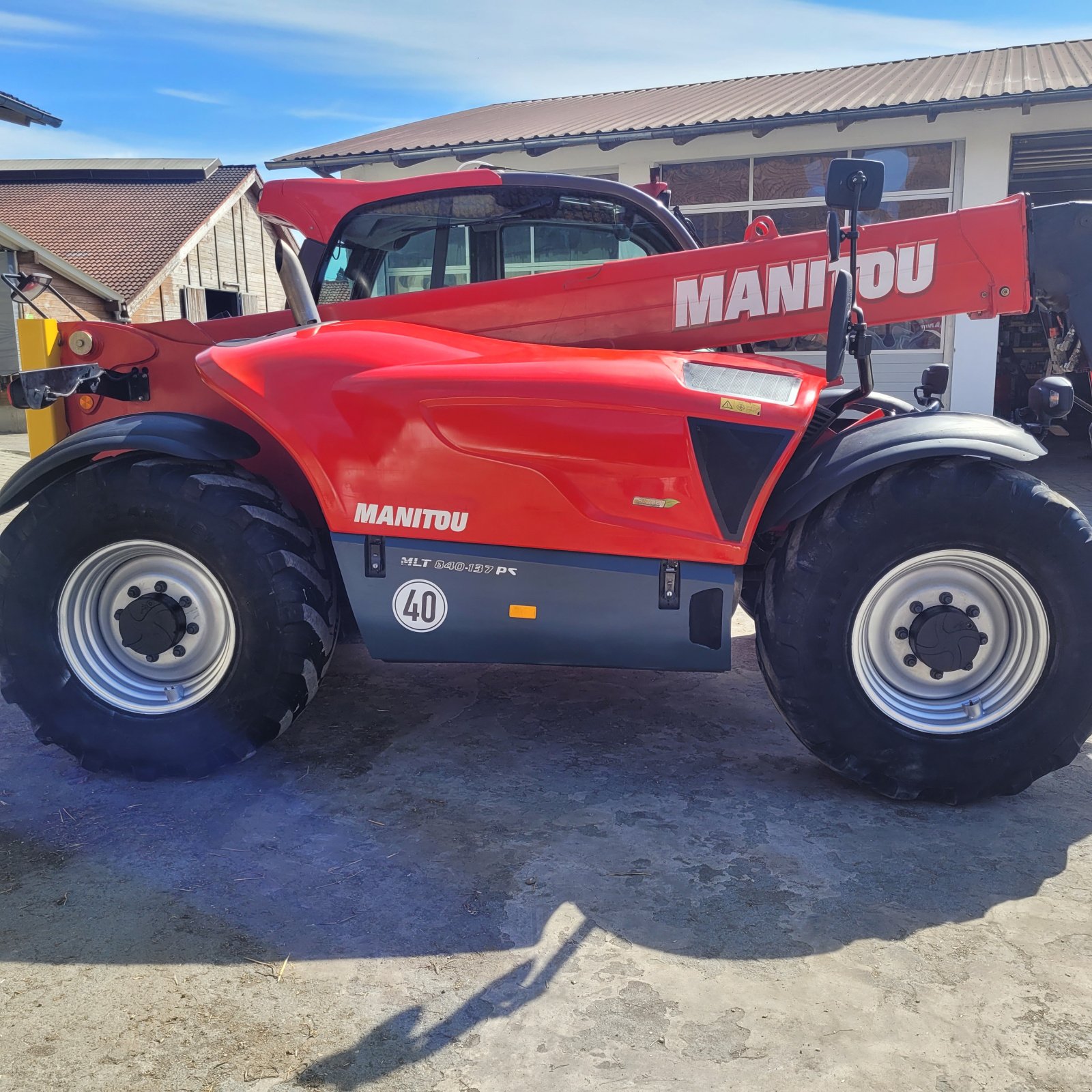 Teleskoplader van het type Manitou MLT 840-137 PS, Gebrauchtmaschine in Sauldorf (Foto 15)